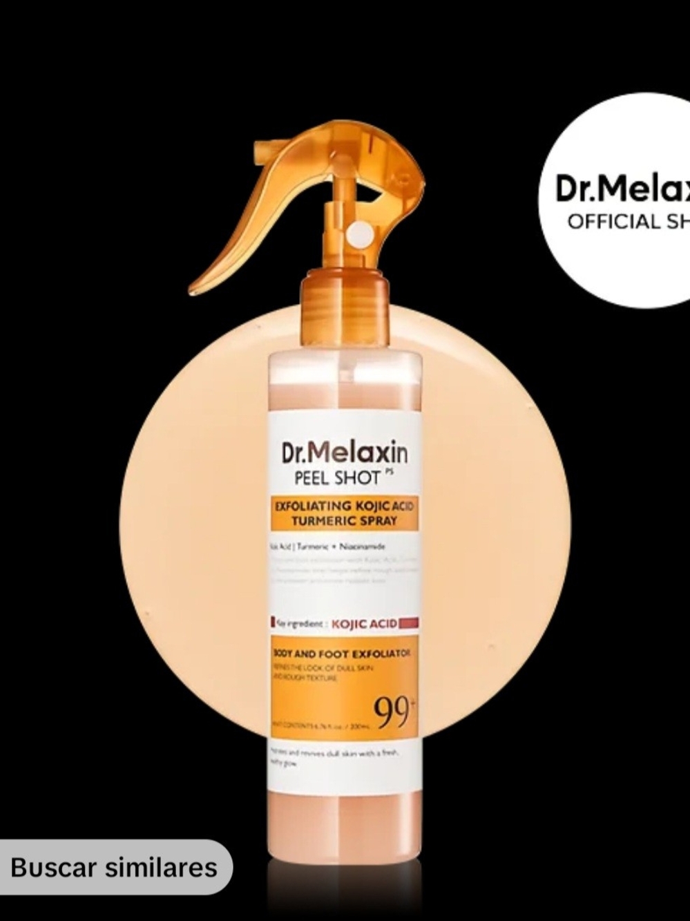 Turmeric Exfoliating Spray - Orange